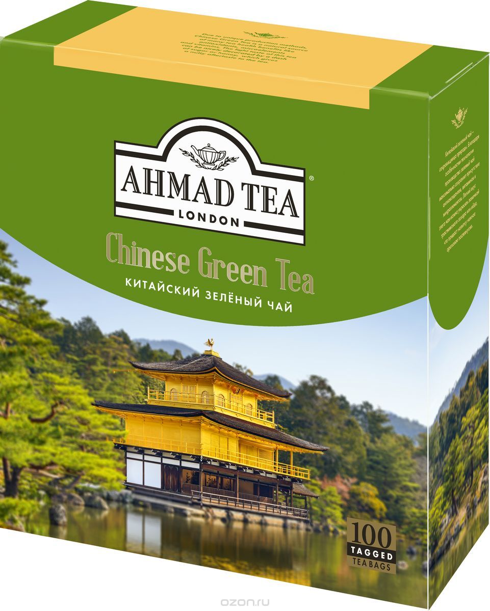 Ahmad Tea Chinese Green Tea    , 100 